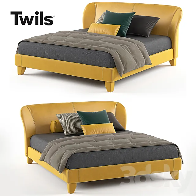 Bed CARNABY Twils 3DModel
