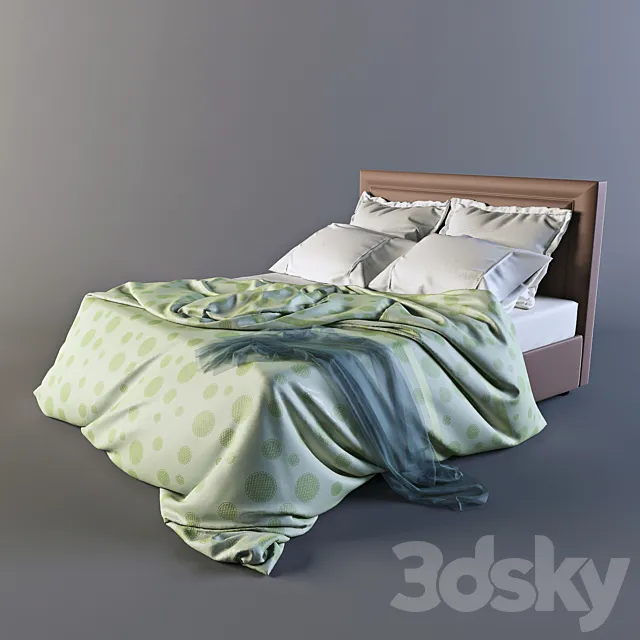 Bed Cassandra 3D Model Bed Cassandra 3D Model