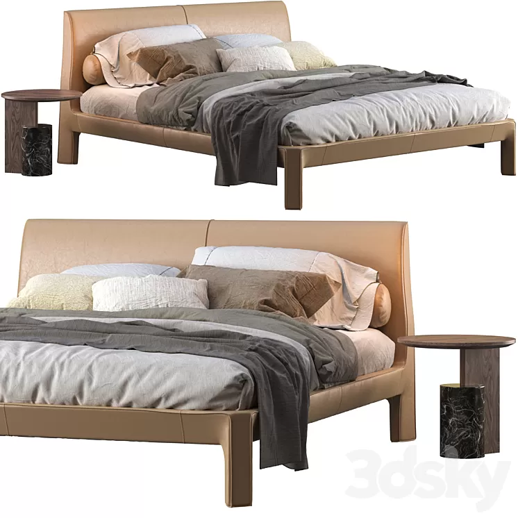 Bed Cassina L50 Cab Night 3D Model