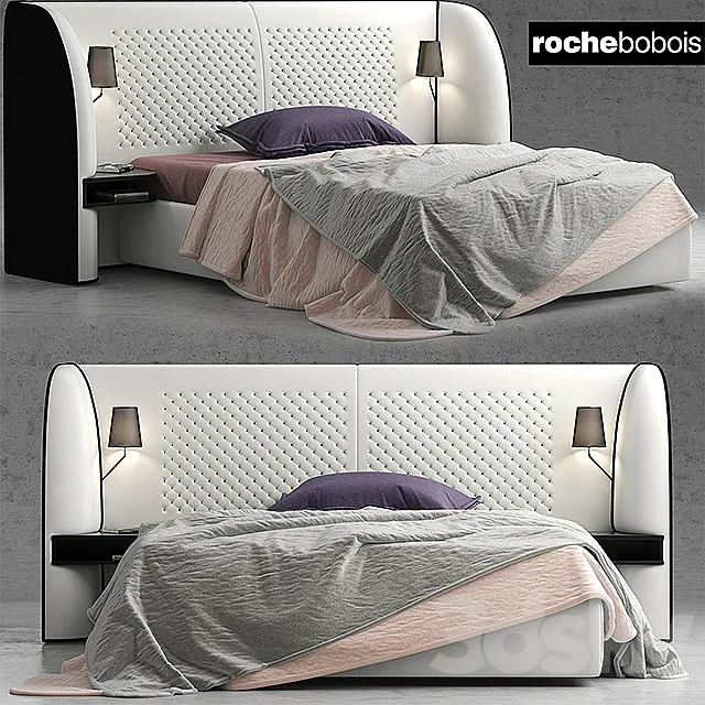 Bed cherche midi bed roche bobois 3DModel Bed cherche midi bed roche bobois 3DModel