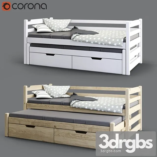 Bed Children 11 3D Model Download