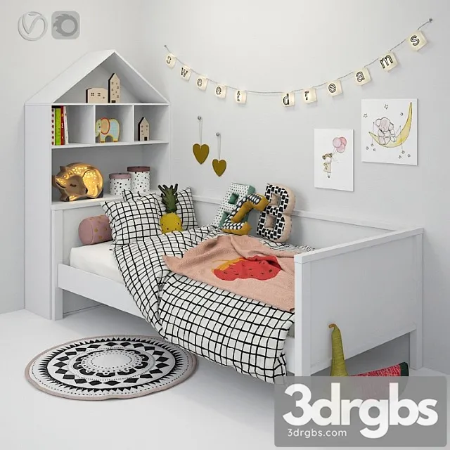 Bed Children 25 3D Model Download