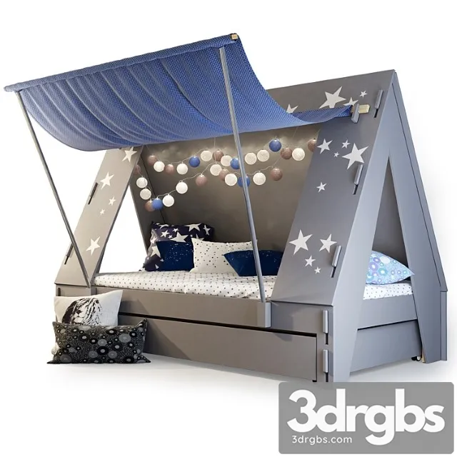 Bed Children 28 3D Model Download