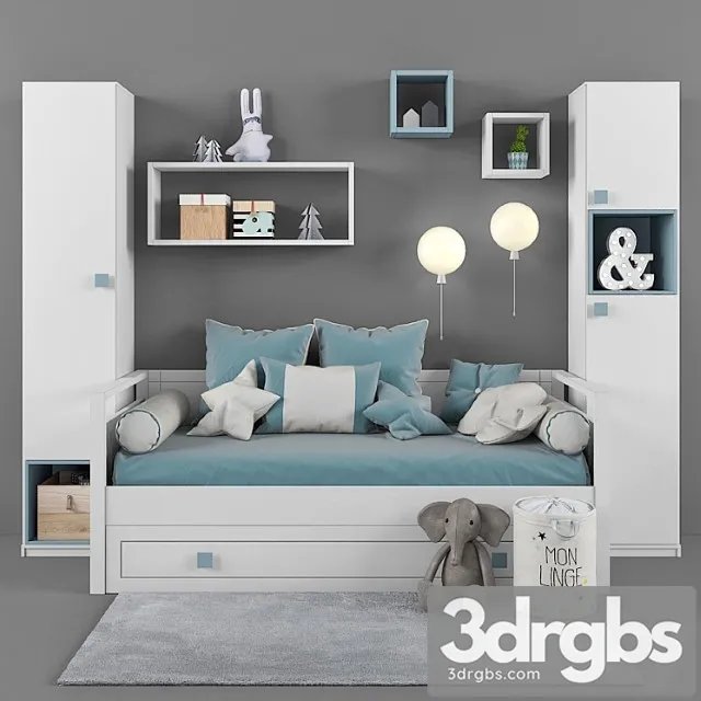 Bed Children 31 3D Model Download