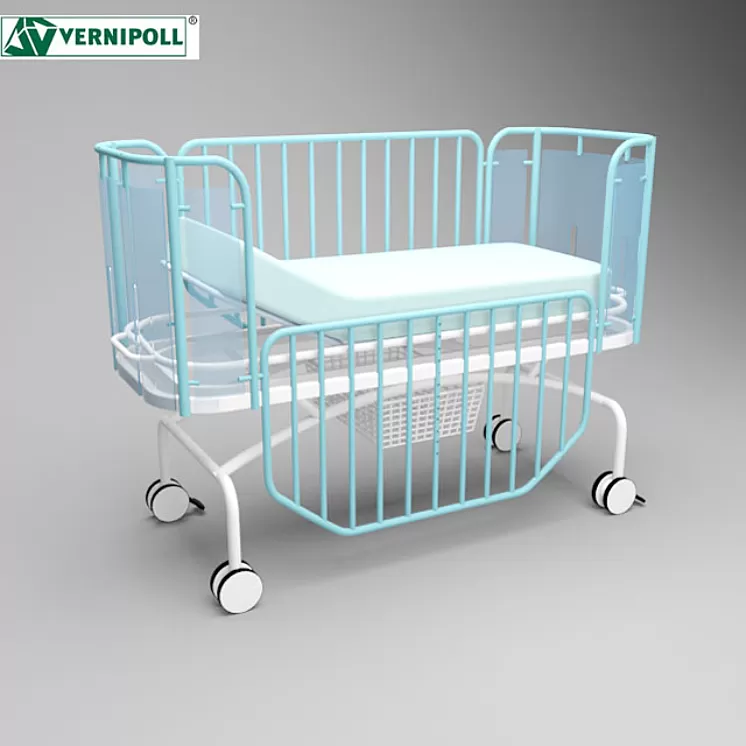 Bed children's medical Vernipoll 3D Model Bed children's medical Vernipoll 3D Model