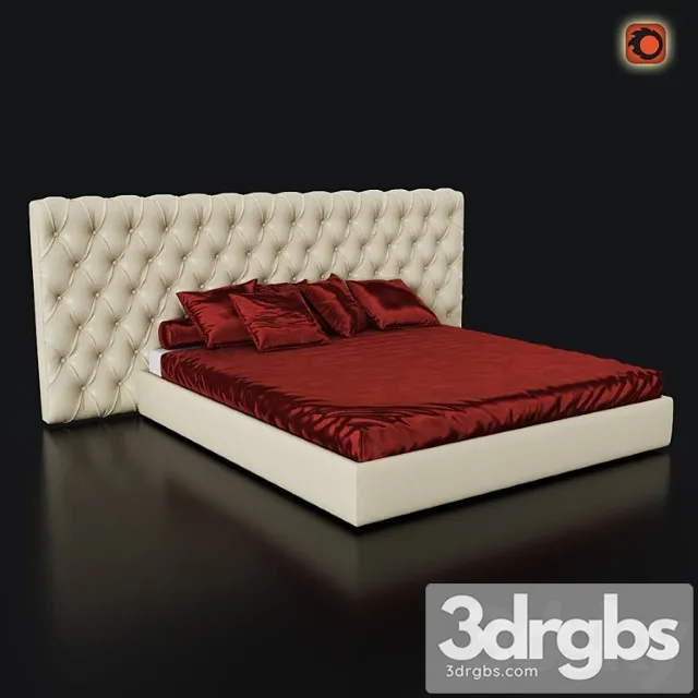 Bed Cinova Gisele 3D Model Download