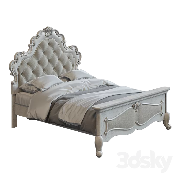 Bed classic 3D Model