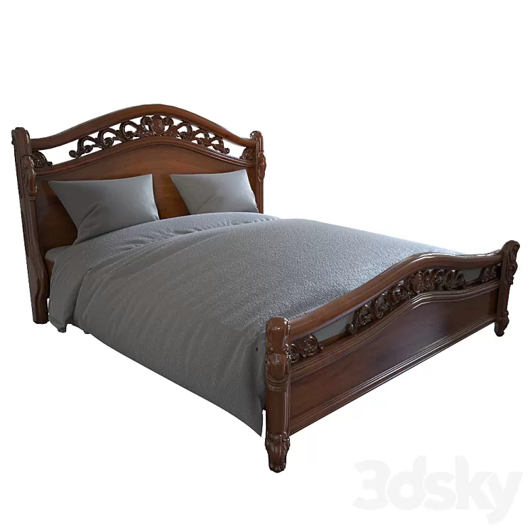 bed classic 3D Model bed classic 3D Model