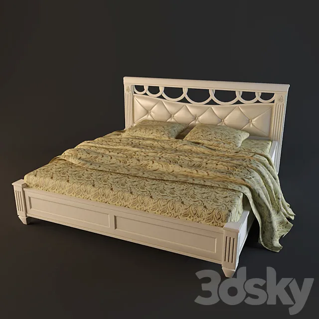 Bed classic 3D Model
