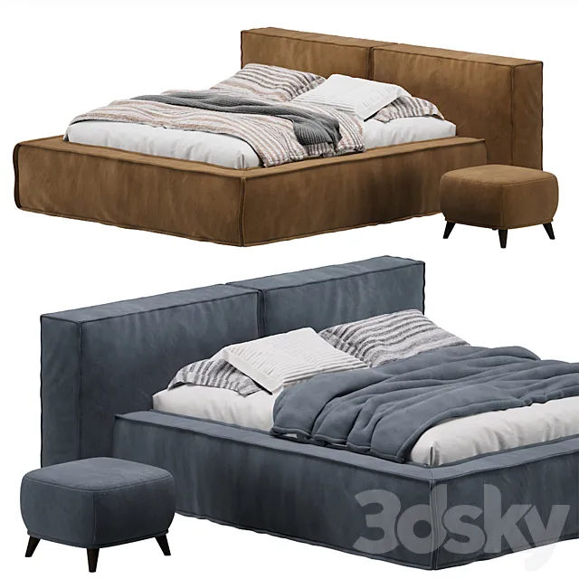 Bed Clifton Velvet Terra by Divan.ru _ Bed Clifton 3D Model Bed Clifton Velvet Terra by Divan.ru _ Bed Clifton 3D Model