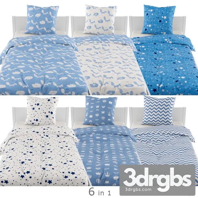Bed Clothes 11 3D Model Download