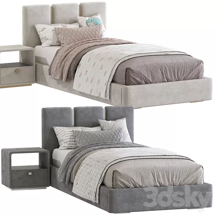 Bed CLUB Bed / Rugiano 2 3D Model