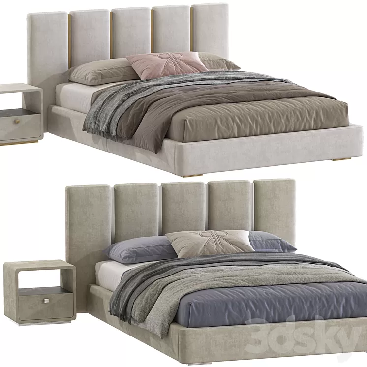 Bed CLUB Bed / Rugiano 3D Model