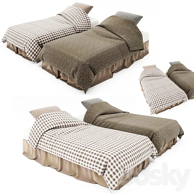 Bed collecton 45 3DModel Bed collecton 45 3DModel
