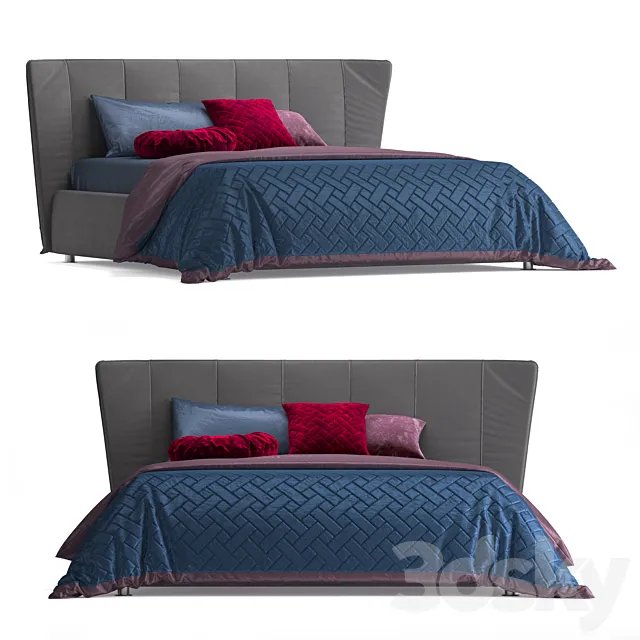 Bed DALL’AGNESE Celine 3D Model Bed DALL’AGNESE Celine 3D Model
