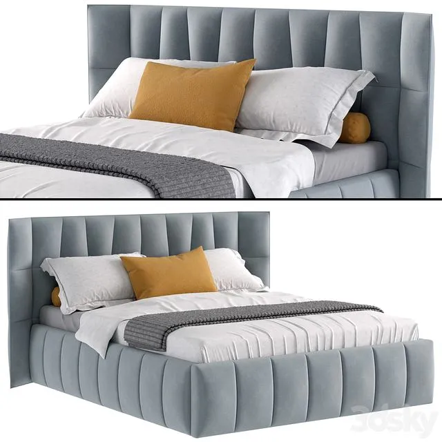 Bed Daymant-Floor 160 3D Model Bed Daymant-Floor 160 3D Model