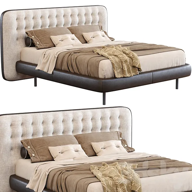 Bed Dedalo Up By Desiree 3D Model Bed Dedalo Up By Desiree 3D Model