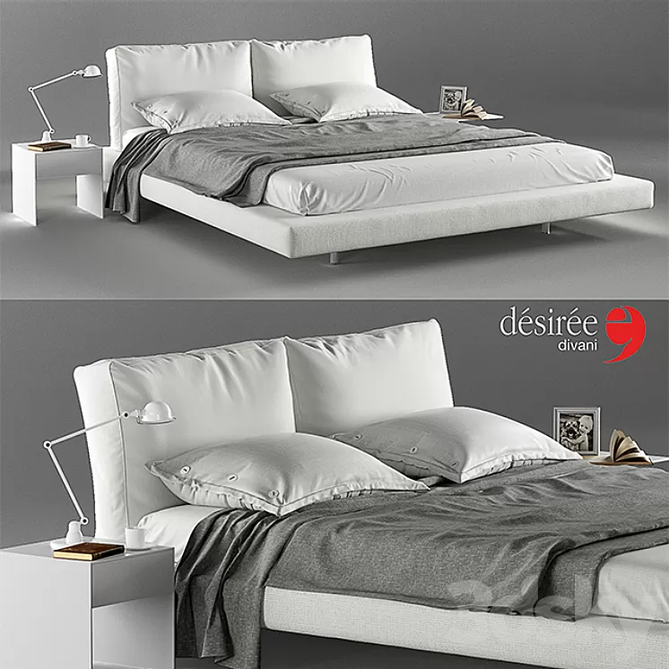 Bed desiree ozium 3D Model Bed desiree ozium 3D Model