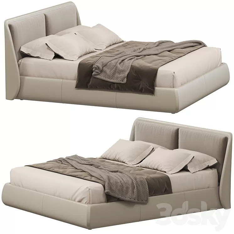 Bed Ditre Italia Bend 3D Model
