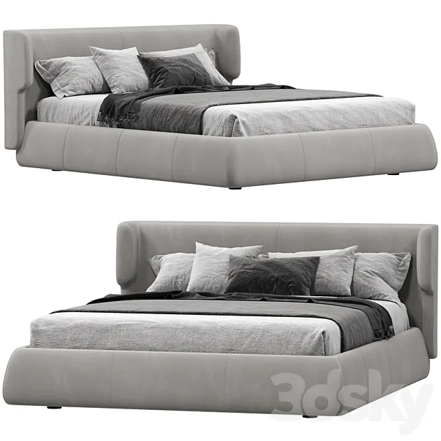 Bed Ditre Italia Claire 3D Model Bed Ditre Italia Claire 3D Model