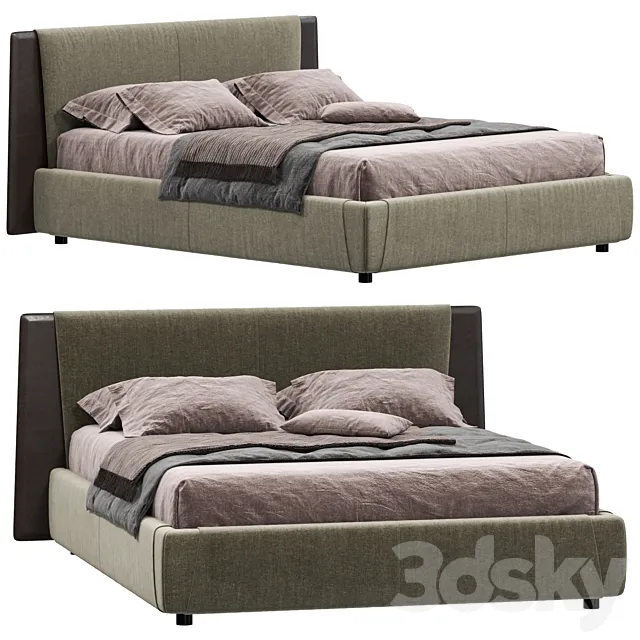 Bed Ditre Italia KAILUA 3D Model Bed Ditre Italia KAILUA 3D Model