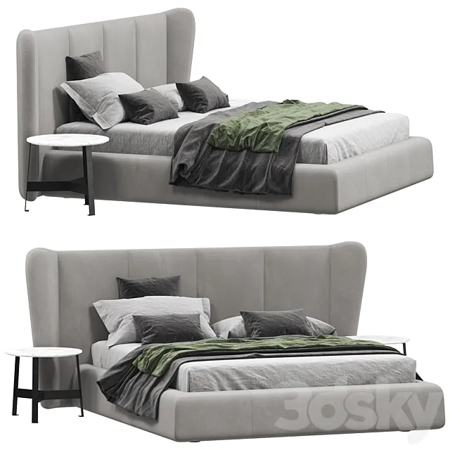 Bed Ditre Italia Opus 3DModel Bed Ditre Italia Opus 3DModel