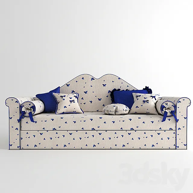 Bed DOLFI Ally 01 3DModel Bed DOLFI Ally 01 3DModel