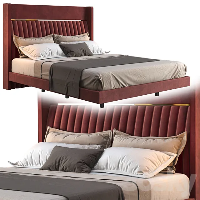 Bed domkapa bardot 3DModel