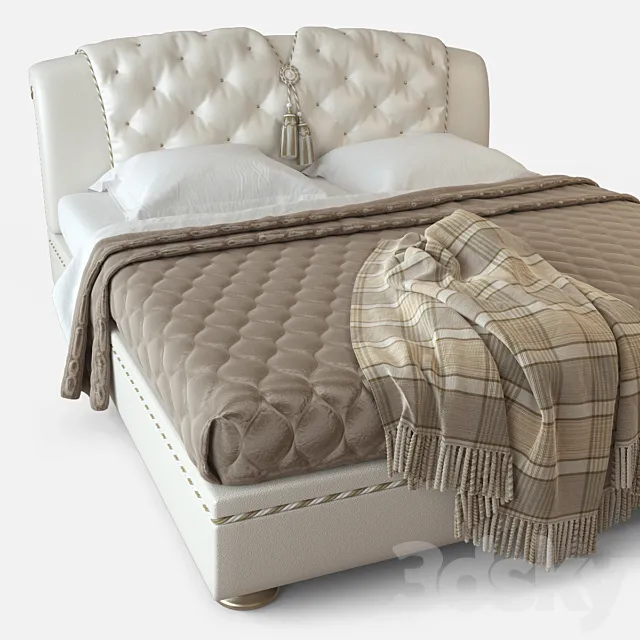 Bed Doniss Bed from Turri m02 3DModel Bed Doniss Bed from Turri m02 3DModel