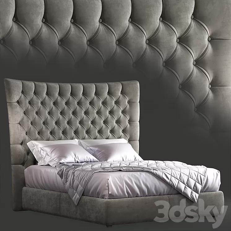 Bed DORELAN BRIGHTON 3D Model