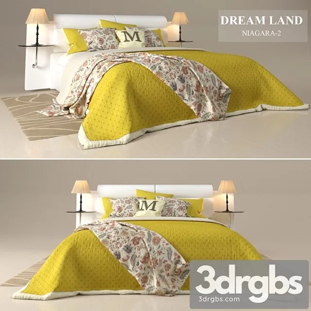 Bed Dreamland Niagara 2 With Author’s Bed He Was Him 1 3D Model Download