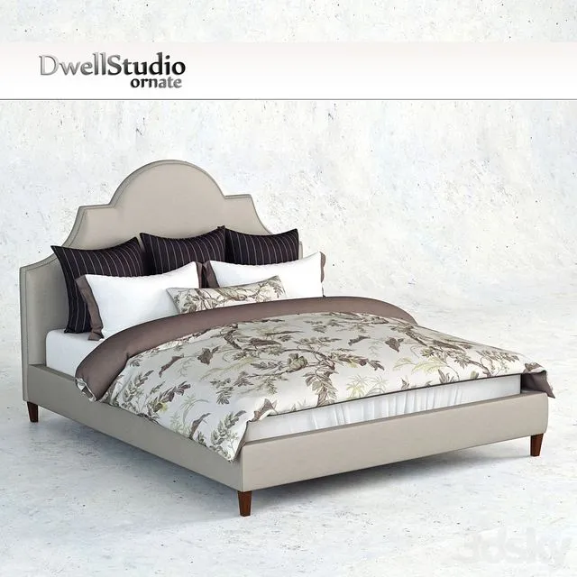 Bed DwellStudio Ornate 3D Model