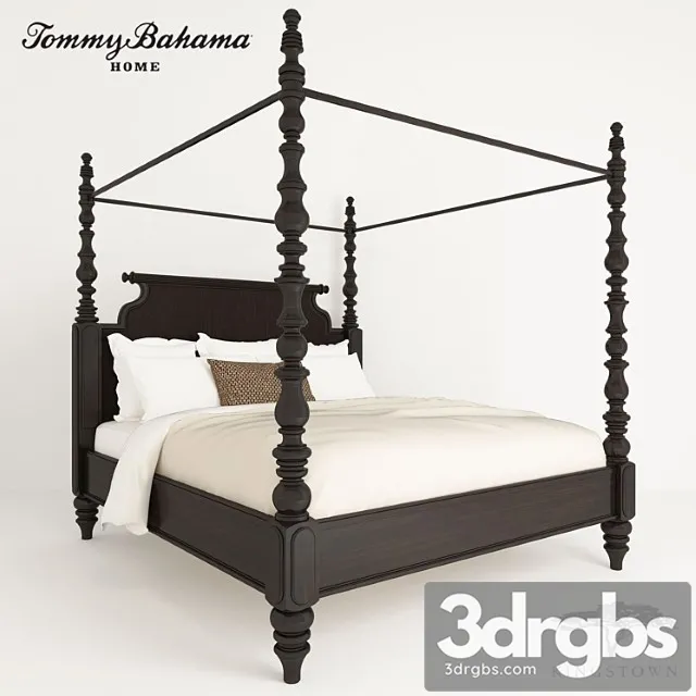 Bed №1 tommy bahama kingstown 2 3D Model Download