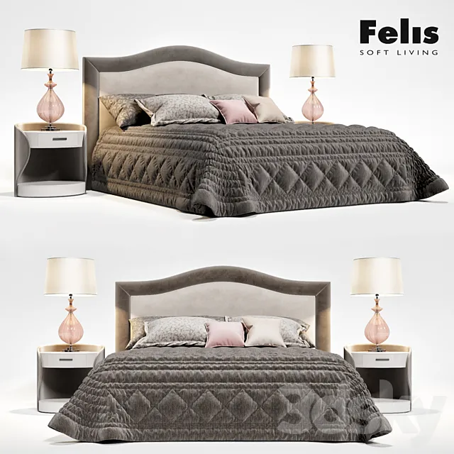 Bed Felis Oscar 3DModel Bed Felis Oscar 3DModel