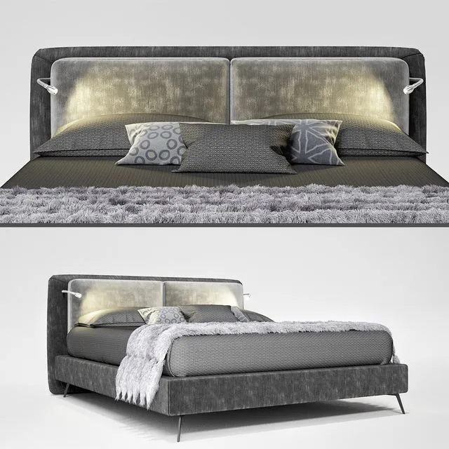 Bed Felistyle 2015 PENNY TOKYO 3D Model Bed Felistyle 2015 PENNY TOKYO 3D Model