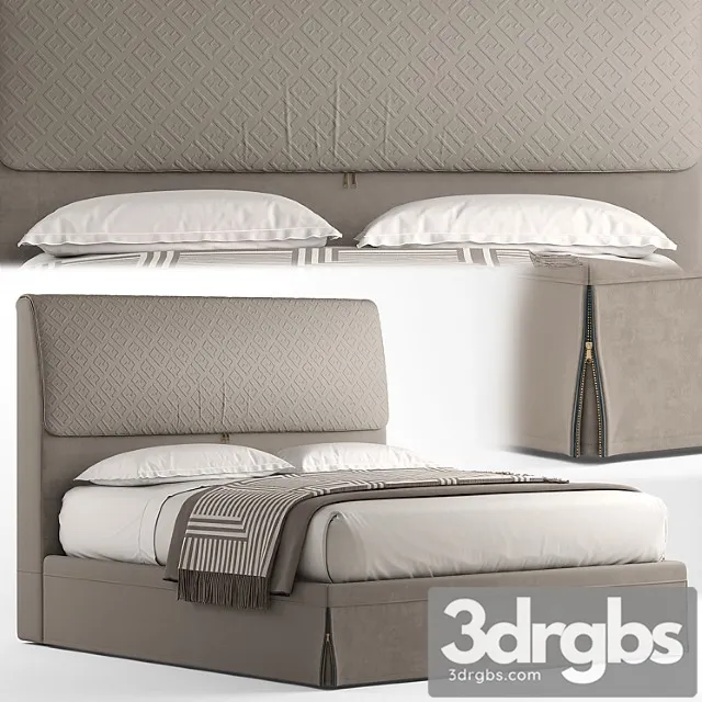 Bed Fendi Dorian 3D Model Download