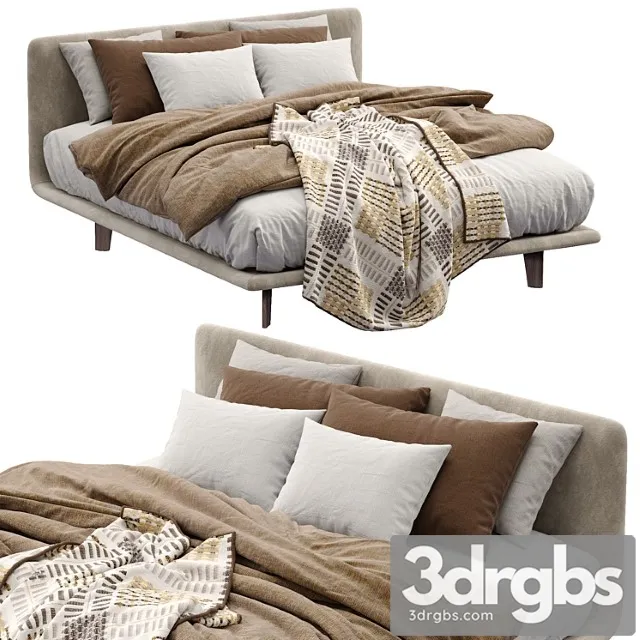 Bed Filo By Pianca 3D Model Download