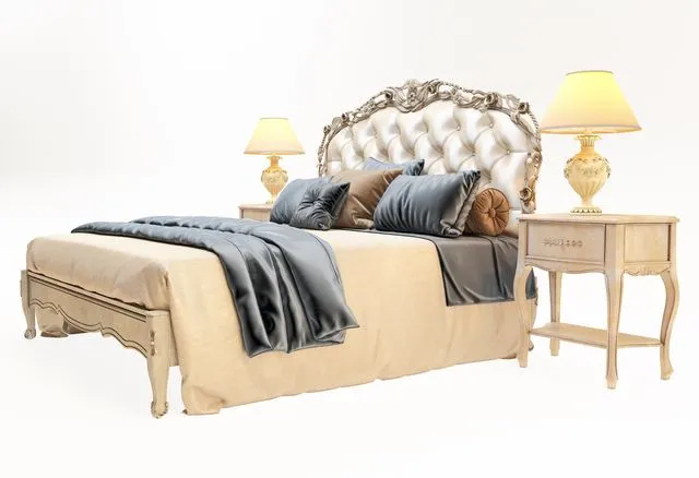 Bed Florence Art 3D Model