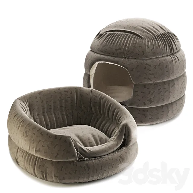 Bed for animals 3D Model Bed for animals 3D Model