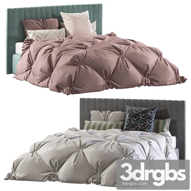 Bed for teenager 2 2 3D Model Download