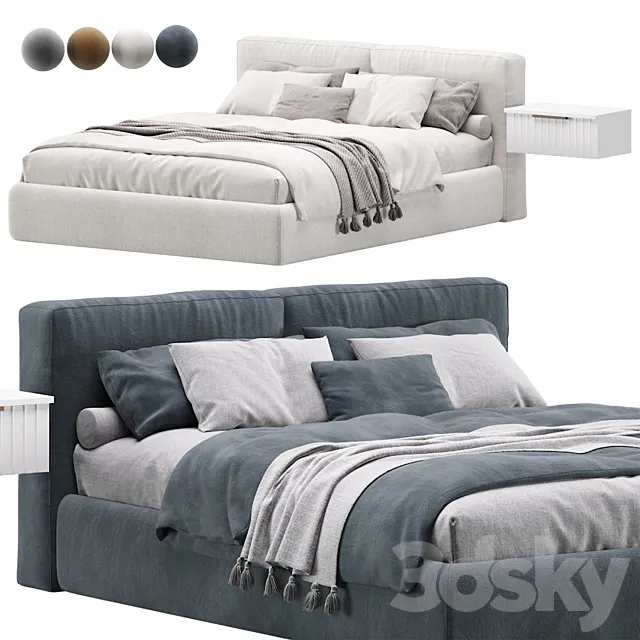 Bed Foster 160 by Divan.ru 3D Model