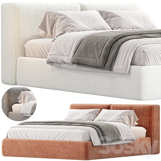 Bed Foster 160 Soft Terra 3D Model Bed Foster 160 Soft Terra 3D Model