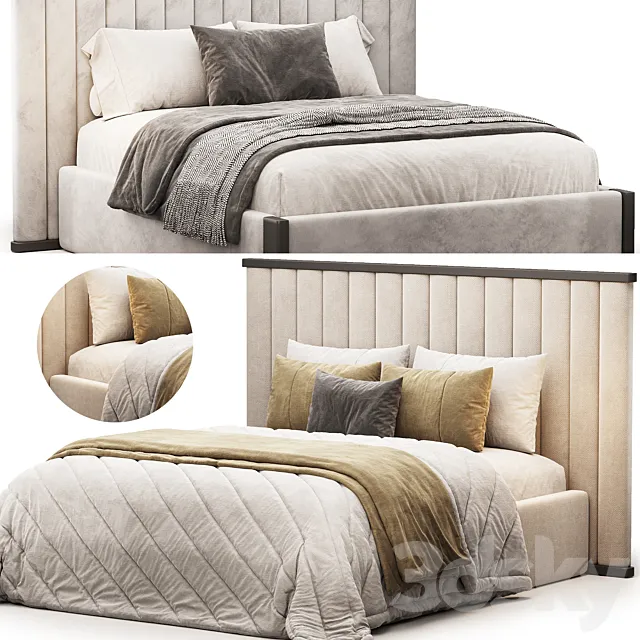 Bed Frame Elisio 3D Model Bed Frame Elisio 3D Model