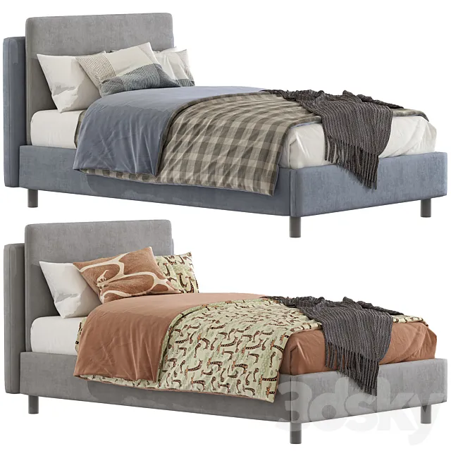 Bed FRICK BASSO 383 3D Model Bed FRICK BASSO 383 3D Model