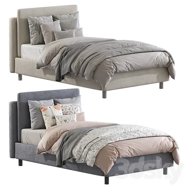 Bed Frick Basso _ Twils 2 3D Model Bed Frick Basso _ Twils 2 3D Model