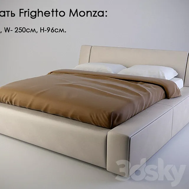 bed Frighetto Monza 3DModel