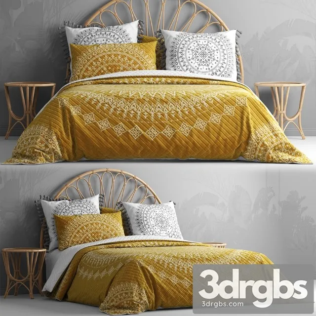 Bed From Bedding Adairs Australia 001 3D Model Download