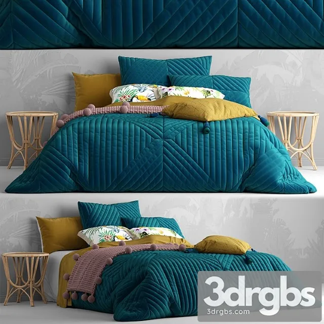 Bed from bedding adairs australia_1 2 3D Model Download