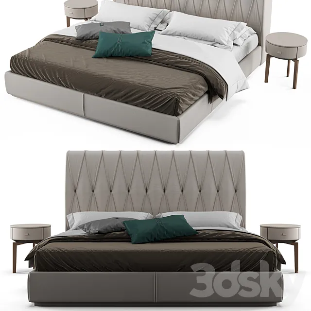 Bed gamma marlon night 3D Model Bed gamma marlon night 3D Model