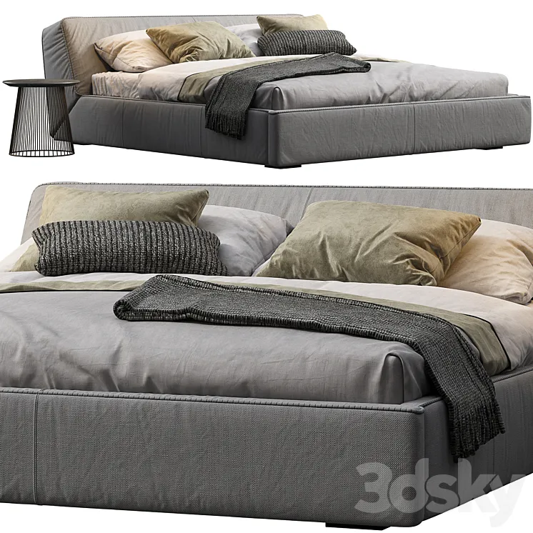 Bed Gamma Oxer Night 3D Model Free Download